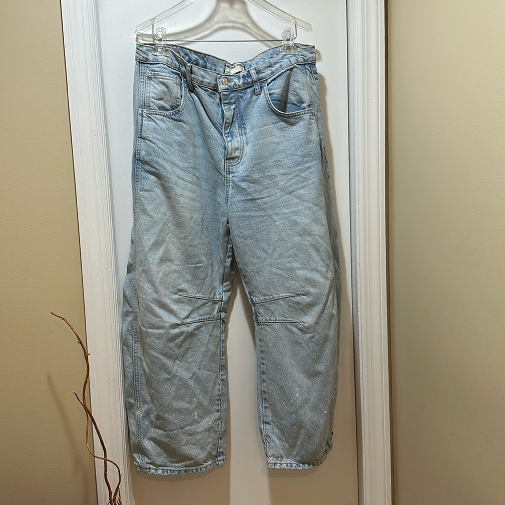 Free People Barrel Jeans